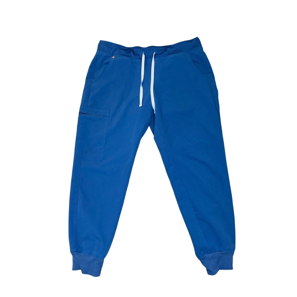 FIGS‎ Zamora Royal Blue Jogger Scrub Pants Womens Large Petite L/P